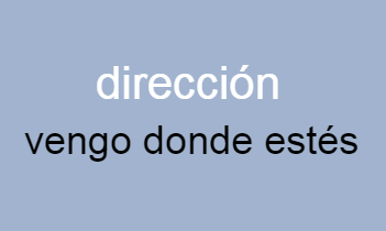 Contacto - Dirección